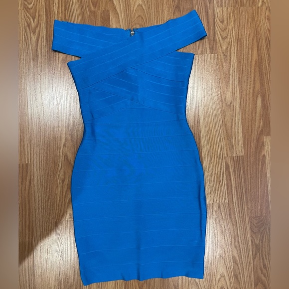 Blue bandage dress - Picture 1 of 2